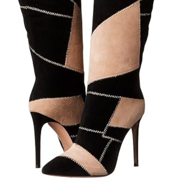$3195❤️ 7 CASADEI Suede Leather Over Knee Thigh High Heels Tall Boots OTK ITALY - Picture 1 of 5